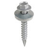 TIMCO Slash Point Sheet Metal to Timber Screws Exterior Silver with EPDM Washer - 6.3 x 125 Thumbnail