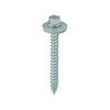 TIMCO Slash Point Sheet Metal to Timber Screws Exterior Silver with EPDM Washer - 6.3 x 60 Thumbnail