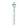 TIMCO Slash Point Sheet Metal to Timber Screws Exterior Silver with EPDM Washer - 6.3 x 80 Thumbnail