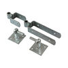 TIMCO Double Strap Gate Hinge Set with Hook on Plate Hot Dipped Galvanised - 300mm Thumbnail