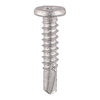 TIMCO Self-Drilling Metal Framing Low Profile Pancake Head Exterior Silver Screws - 5.5 x 19 Thumbnail