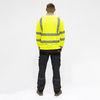 TIMCO Hi-Visibility Polo Shirt Long Sleeve Yellow - XXX Large Thumbnail