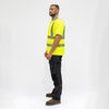 TIMCO Hi-Visibility Polo Shirt Short Sleeve Yellow - Large Thumbnail