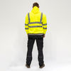 TIMCO Hi-Visibility Sweatshirt with Hood Yellow - XXXX Large Thumbnail