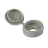 TIMCO Hinged Screw Caps Large Light Grey - To fit 5.0 to 6.0 Screw Thumbnail