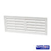 Timloc Louvre Grille Vent White - 242 x 89mm Thumbnail