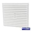 Timloc Louvre Grille Vent Flyscreen White - 242 x 242mm Thumbnail