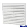 Timloc Louvre Grille Vent White - 242 x 242mm Thumbnail