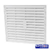 Timloc Louvre Grille Vent White - 242 x 242mm Thumbnail