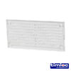 Timloc Louvre Mini Vent Flyscreen White - 165 x 89mm Thumbnail