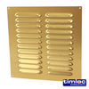 Timloc Louvre Grille Vent Brass Anodised - 242 x 242mm Thumbnail