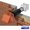 Timloc AeroCore Through-Wall Ventilation Set with Cowl and Baffle Terracotta - 127 x 350mm (dia x length) Thumbnail