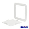 Timloc Access Panel Plastic Clip Fit White - 205 x 205mm Thumbnail