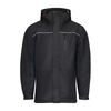 TIMCO Waterproof Lined Rain Jacket - Black - Large Thumbnail