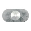 TIMCO Oval Metal Insulation Stress Plate Silver - 82 x 40 Thumbnail