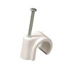 Nail In Pipe Clips White - 10mm Thumbnail