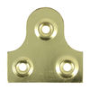 TIMCO Mirror Plates Plain Electro Brass - 32mm Thumbnail