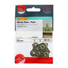 TIMCO Mirror Plates Plain Electro Brass - 32mm Thumbnail