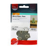 TIMCO Mirror Plates Plain Electro Brass - 38mm Thumbnail