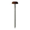 TIMCO Polymer Headed Nails A4 Stainless Steel Mahogany - 50mm Thumbnail