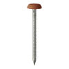 TIMCO Polymer Headed Nails A4 Stainless Steel Clay Brown - 50mm Thumbnail