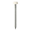 TIMCO Polymer Headed Pins A4 Stainless Steel White - 25mm Thumbnail