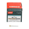 TIMCO Polymer Headed Pins A4 Stainless Steel Oak - 40mm Thumbnail