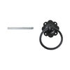 TIMCO Ring Gate Latch Plain Black - 6" Thumbnail