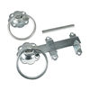 TIMCO Ring Gate Latch Plain Silver - 6" Thumbnail