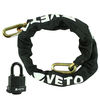 TIMCO Hex Steel Security Chain & Weatherproof Padlock - 8mm x 1m Thumbnail