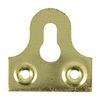 TIMCO Mirror Plates Slotted Electro Brass - 32mm Thumbnail