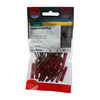 TIMCO Red Plastic Plugs with Screws - 30mm Red Plug, 4.0x40 Screw Thumbnail