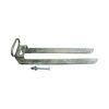 TIMCO Throw-Over Gate Loop With Lifting Handle Hot Dipped Galvanised - 350mm Thumbnail