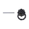 TIMCO Ring Gate Latch Twisted Black - 6" Thumbnail