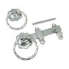 TIMCO Ring Gate Latch Twisted Hot Dipped Galvanised - 6" Thumbnail