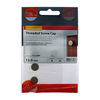 TIMCO Threaded Screw Caps Solid Brass Polished Brass - 12mm Thumbnail