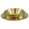 TIMCO Threaded Screw Caps Solid Brass Satin Brass - 12mm Thumbnail