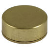 TIMCO Threaded Screw Caps Solid Brass Satin Brass - 12mm Thumbnail