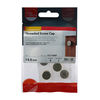 TIMCO Threaded Screw Caps Solid Brass Polished Brass - 14mm Thumbnail