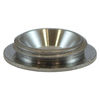 TIMCO Threaded Screw Caps Solid Brass Satin Chrome - 18mm Thumbnail