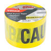 TIMCO Hazard warning caution yellow black wet paint tape Thumbnail