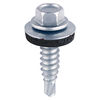 TIMCO Sheet Steel Stitching Screws Exterior Silver with EPDM Washer - 6.3 x 22 Thumbnail