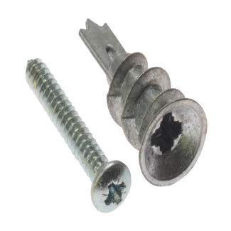 Cavity Wall Anchor - Zinc Alloy - Bag - 4.5 x 35mm Screw