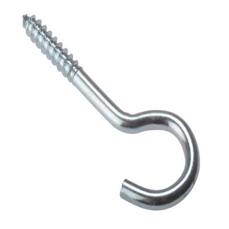 Screw Hooks - Zinc Plated - Bag - 100 x 18g - 100 x 18g