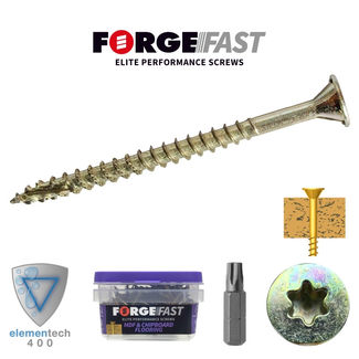 ForgeFast Elite MDF & Chipboard Flooring Screws - Tub - 4.2 x 55mm