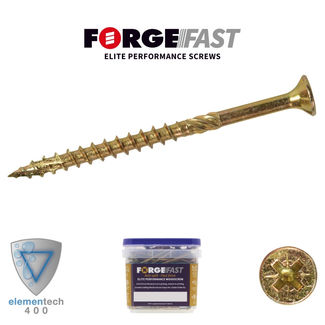 ForgeFast Elite Fast-Start Woodscrews - Tub - 3.5 x 30mm