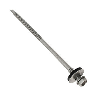 TechFast Roofing Screw - Composite Sheet to Steel - 19mm Washer - Light Duty - Box - 5.5 x 60mm - 5.5 x 60mm