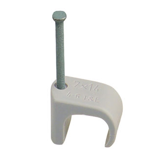 Tillex Cable Clips - Flat - Box - 5x8mm