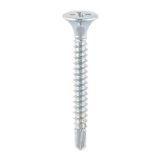 TIMCO Drywall Self-Drilling Bugle Head Silver Screws - 3.5 x 32