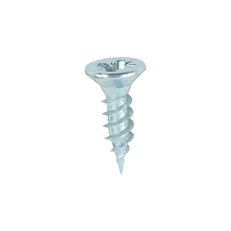 TIMCO Twin-Threaded Countersunk Silver Woodscrews - 6 x 1/2